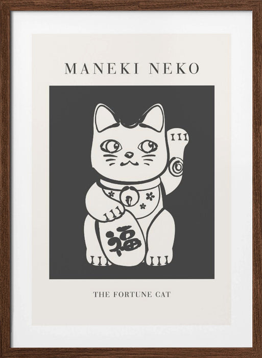 Manekineko Framed Art Wall Decor