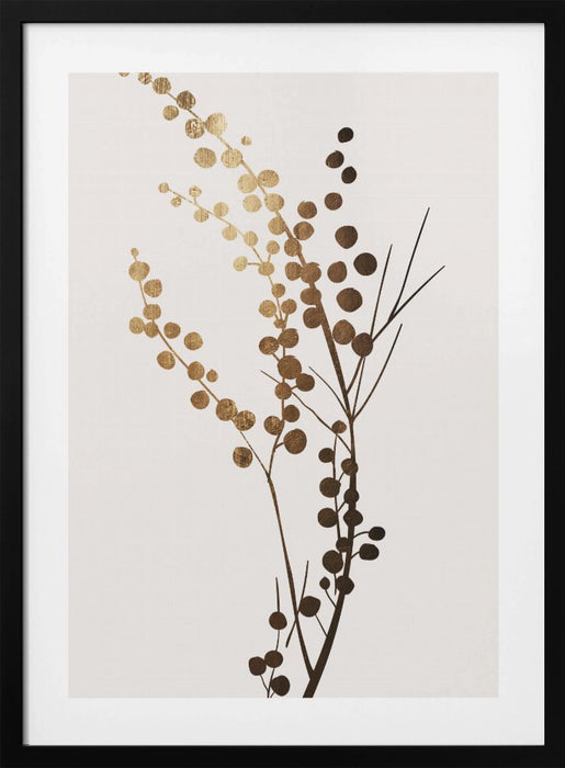 Golden Brench  1 Framed Art Modern Wall Decor