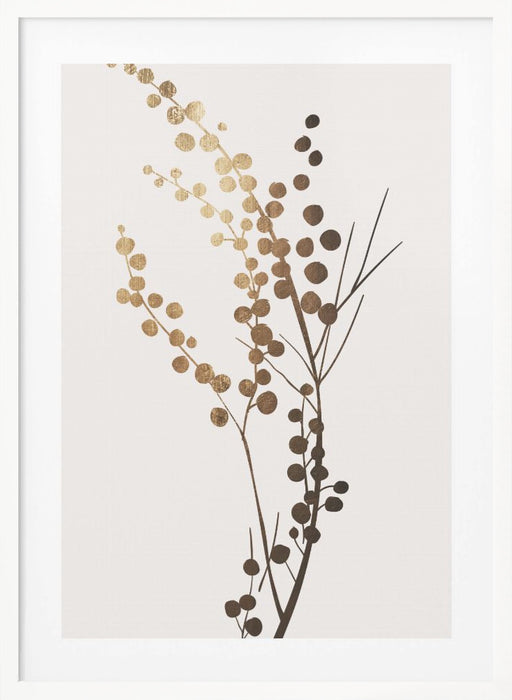 Golden Brench  1 Framed Art Modern Wall Decor