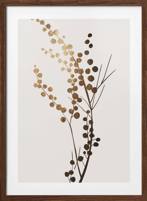 Golden Brench  1 Framed Art Modern Wall Decor