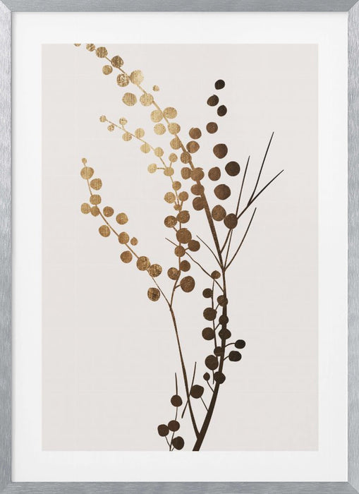 Golden Brench  1 Framed Art Modern Wall Decor