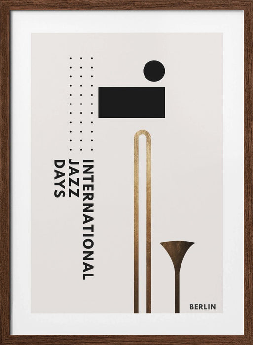 Jazzy Days 3 Framed Art Modern Wall Decor