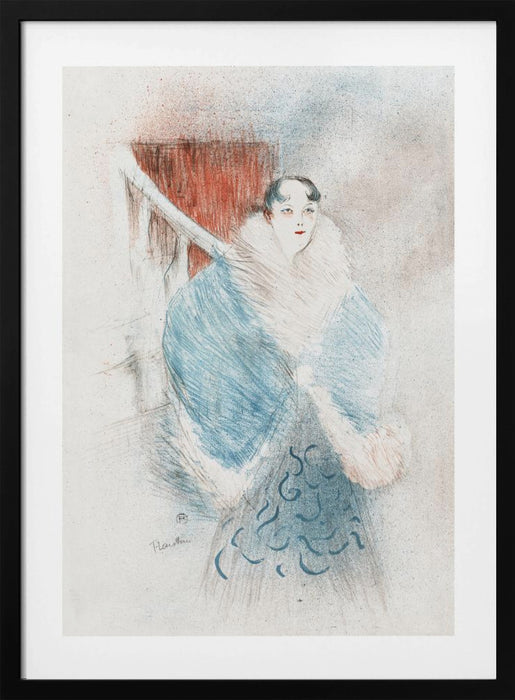 Elsa, Dite La Viennoise (1897) Framed Art Wall Decor