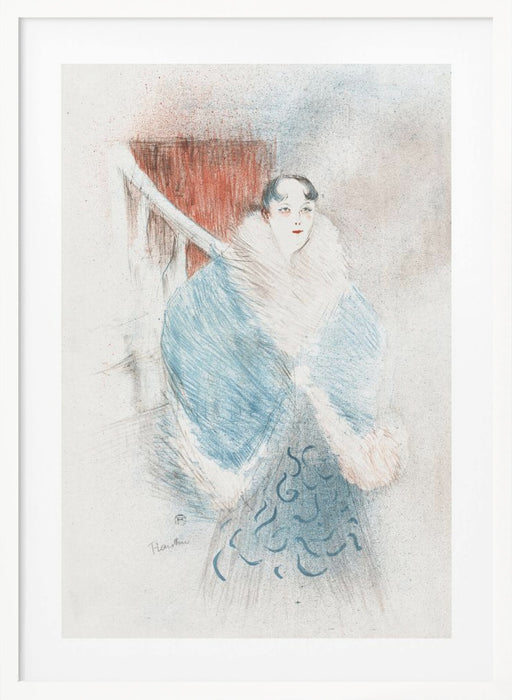 Elsa, Dite La Viennoise (1897) Framed Art Wall Decor