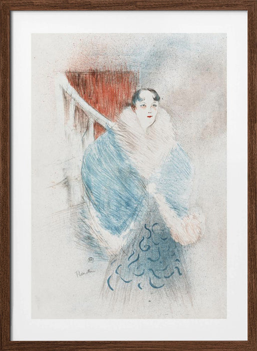 Elsa, Dite La Viennoise (1897) Framed Art Wall Decor