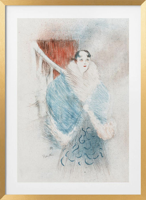 Elsa, Dite La Viennoise (1897) Framed Art Wall Decor