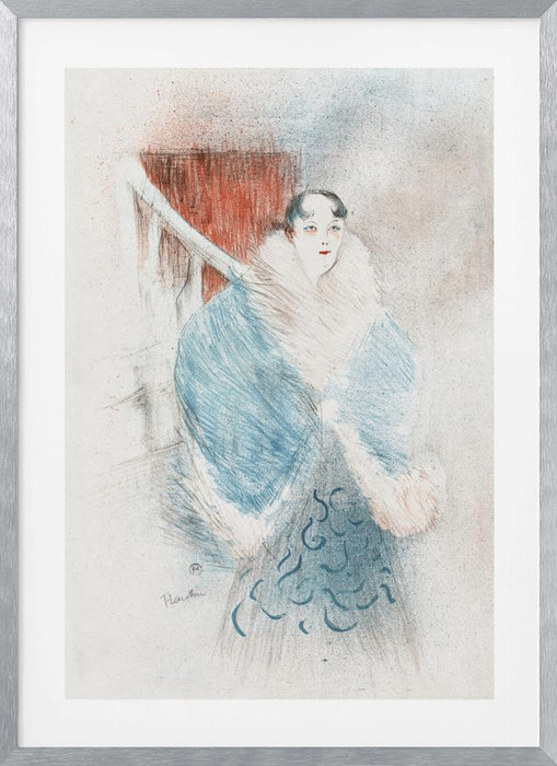 Elsa, Dite La Viennoise (1897) Framed Art Wall Decor