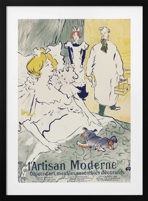 Artisan Moderne (1896) Framed Art Modern Wall Decor