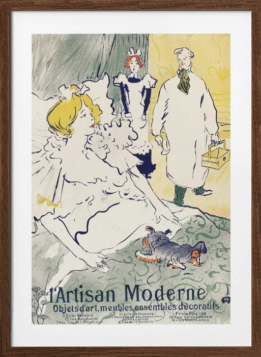 Artisan Moderne (1896) Framed Art Modern Wall Decor