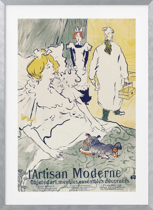 Artisan Moderne (1896) Framed Art Modern Wall Decor