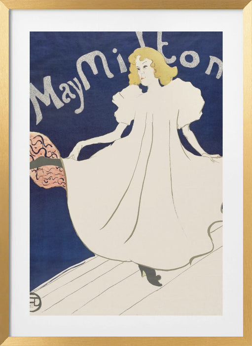 May Milton Poster(1895) Framed Art Modern Wall Decor