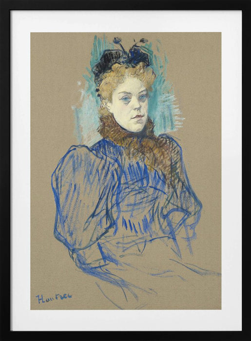 May Milton Portrait (1895) Framed Art Modern Wall Decor