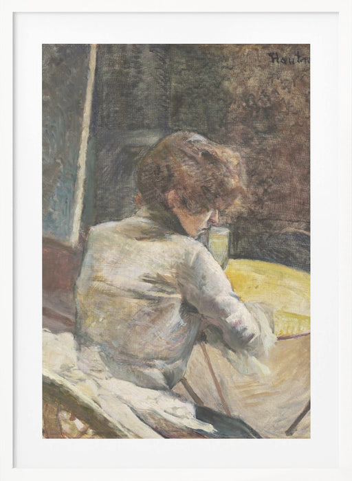 Waiting (ca.1887) Framed Art Modern Wall Decor