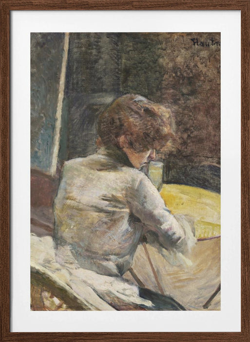 Waiting (ca.1887) Framed Art Modern Wall Decor