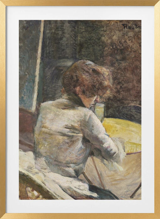 Waiting (ca.1887) Framed Art Modern Wall Decor