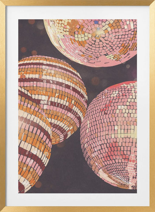 Disco balls Framed Art Wall Decor