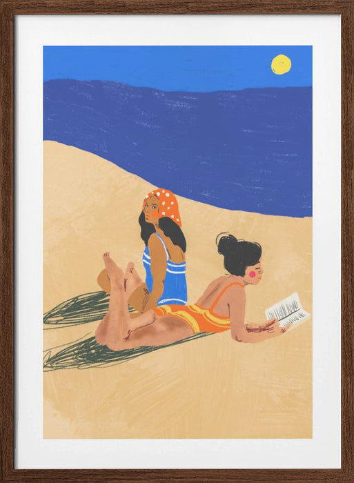 Girlfriends Framed Art Modern Wall Decor