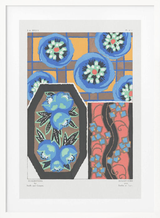 Pattern 01 Framed Art Modern Wall Decor