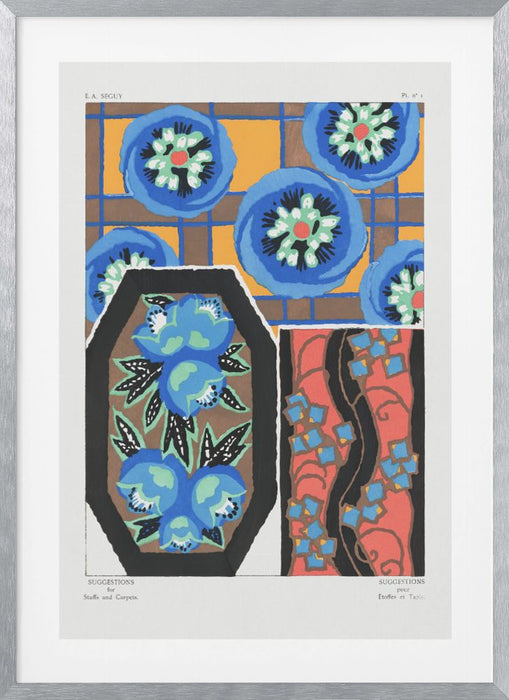 Pattern 01 Framed Art Modern Wall Decor