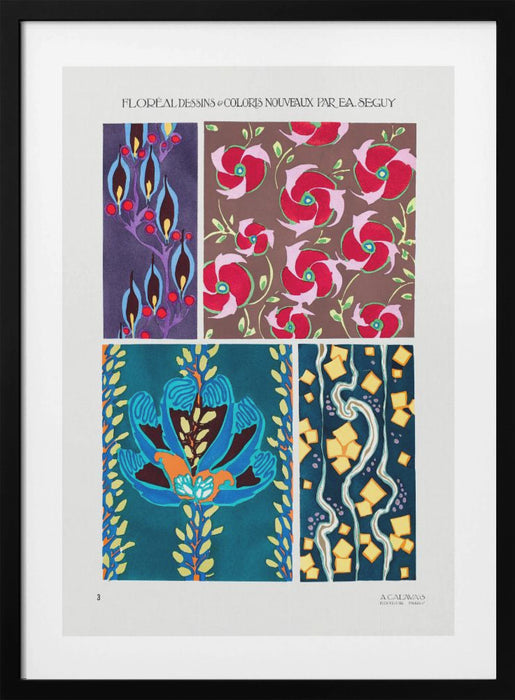 Pattern 03 Framed Art Wall Decor