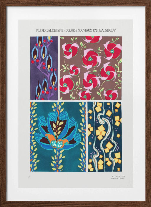 Pattern 03 Framed Art Wall Decor