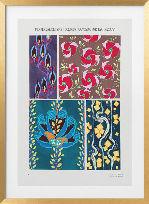 Pattern 03 Framed Art Wall Decor