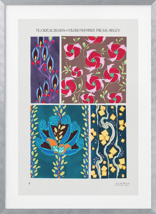 Pattern 03 Framed Art Wall Decor