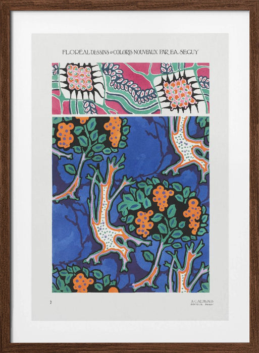 Pattern 02 Framed Art Wall Decor