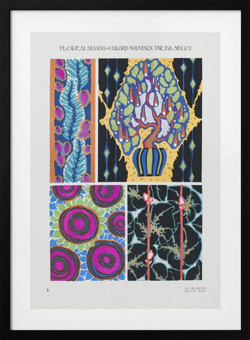 Pattern 05 Framed Art Wall Decor