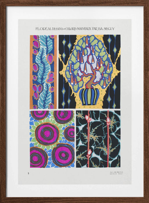 Pattern 05 Framed Art Wall Decor