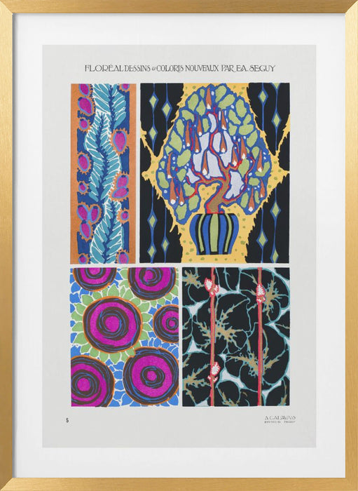 Pattern 05 Framed Art Wall Decor