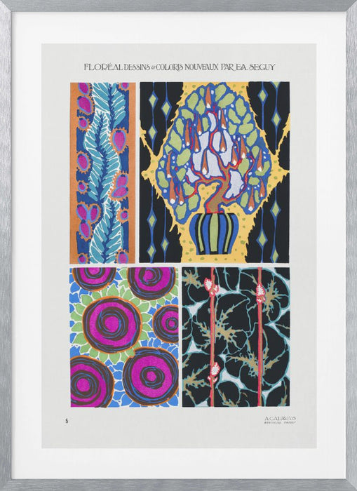 Pattern 05 Framed Art Wall Decor