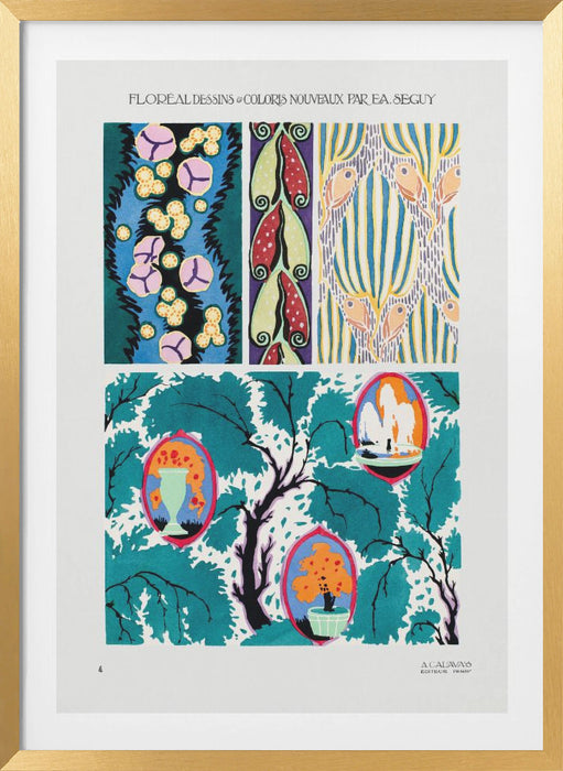 Pattern 04 Framed Art Modern Wall Decor