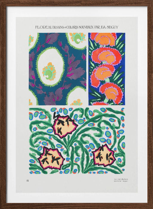 Pattern 15 Framed Art Modern Wall Decor