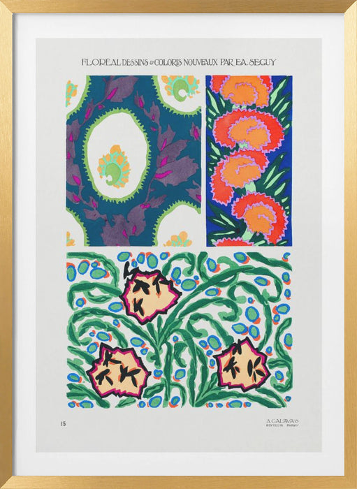 Pattern 15 Framed Art Modern Wall Decor