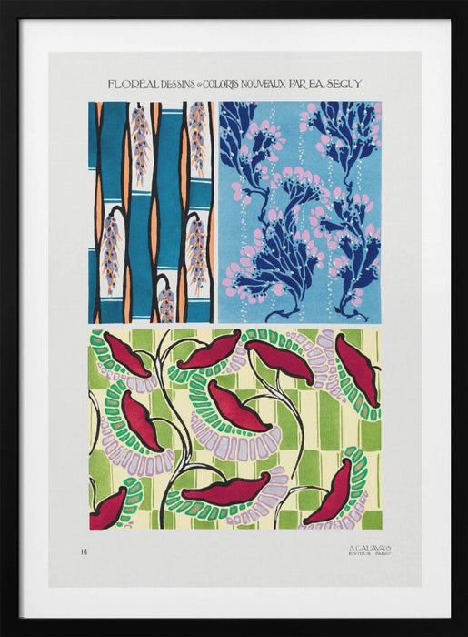 Pattern 016 Framed Art Wall Decor