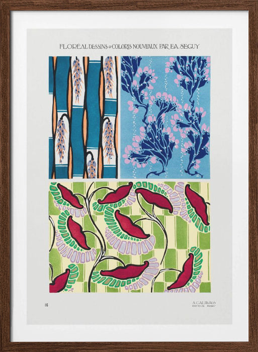 Pattern 016 Framed Art Wall Decor