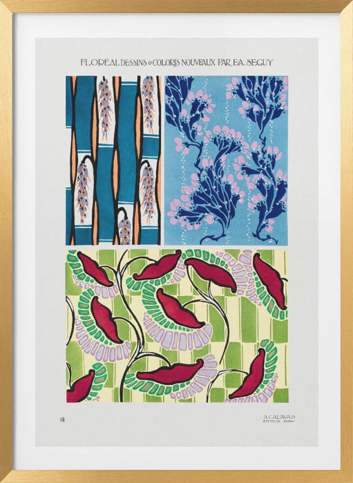 Pattern 016 Framed Art Wall Decor