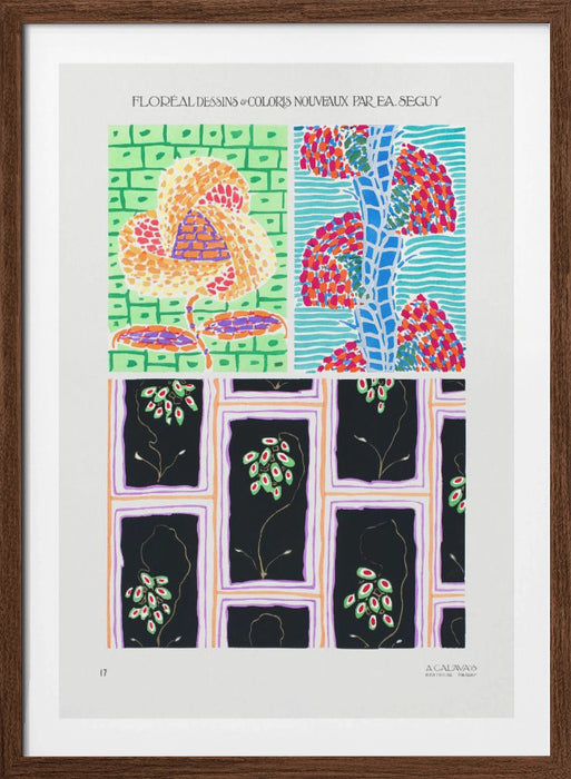 Pattern 17 Framed Art Modern Wall Decor