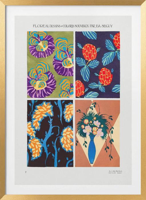 Patterns 7 Framed Art Wall Decor