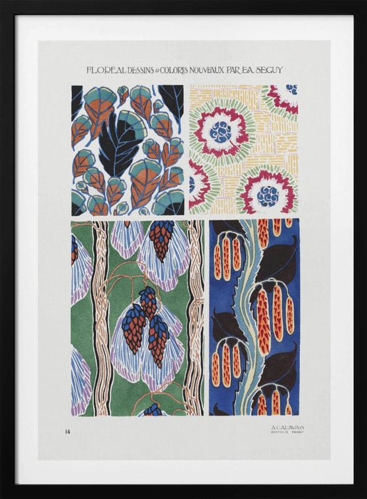 Patterns 14 Framed Art Wall Decor