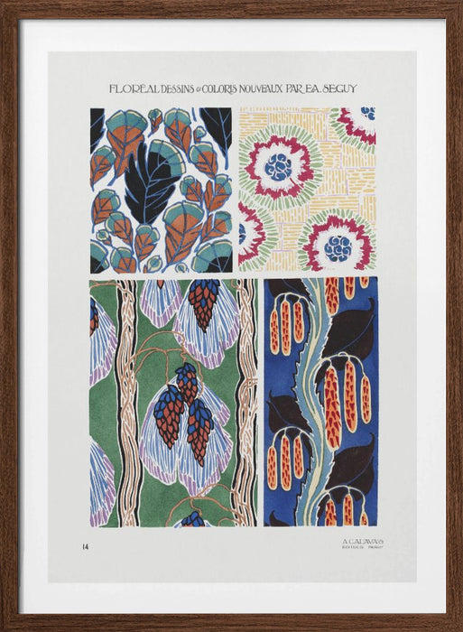 Patterns 14 Framed Art Wall Decor