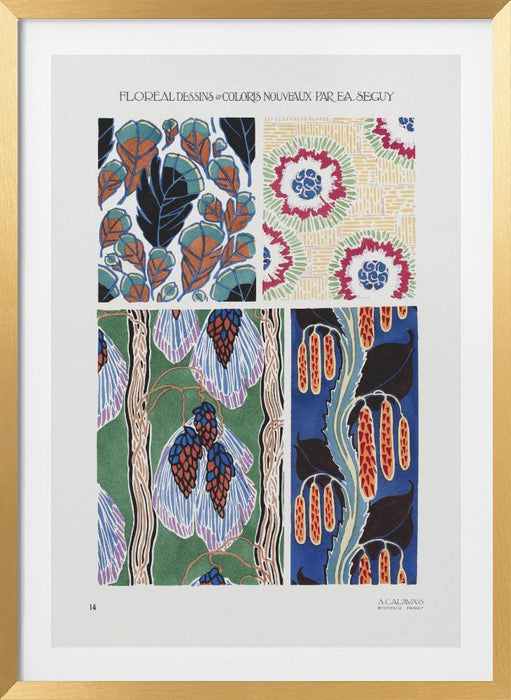 Patterns 14 Framed Art Wall Decor