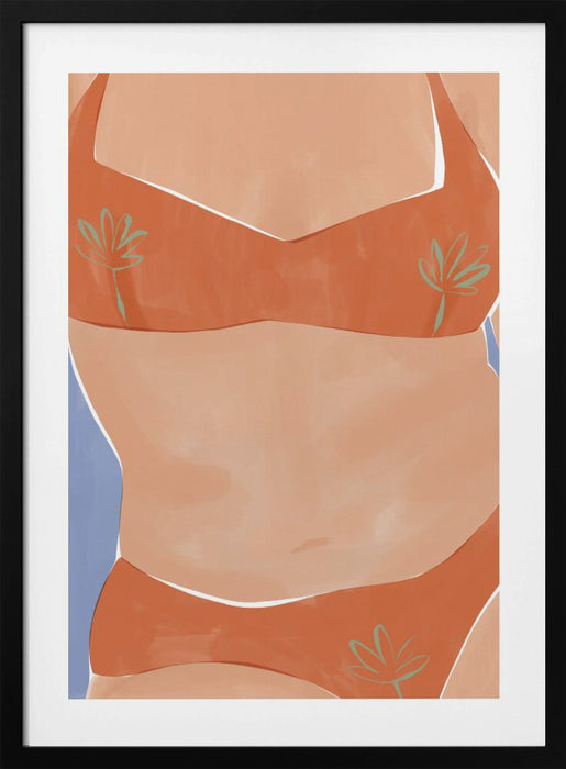 Bikini Babe Framed Art Wall Decor