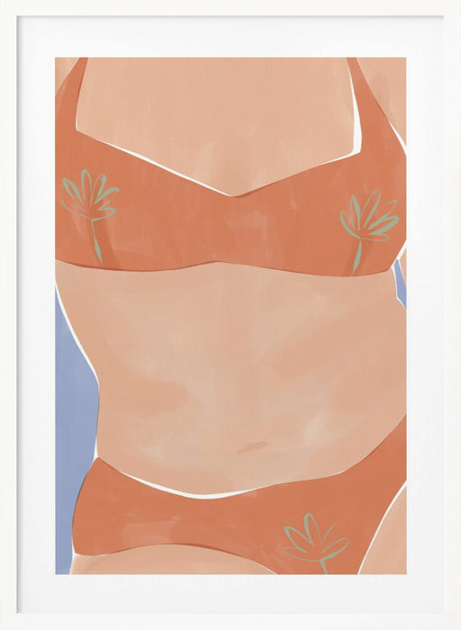 Bikini Babe Framed Art Wall Decor