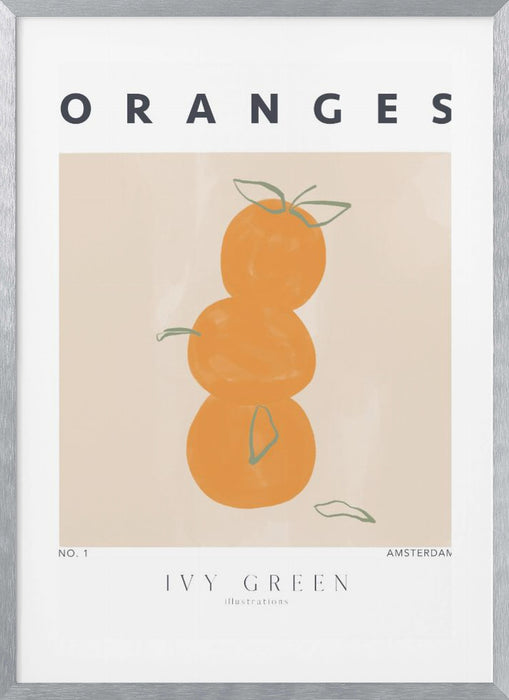 Oranges Framed Art Modern Wall Decor