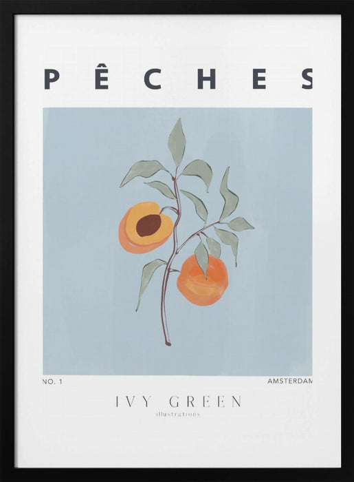 Peaches Framed Art Modern Wall Decor