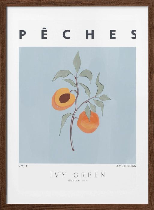 Peaches Framed Art Modern Wall Decor