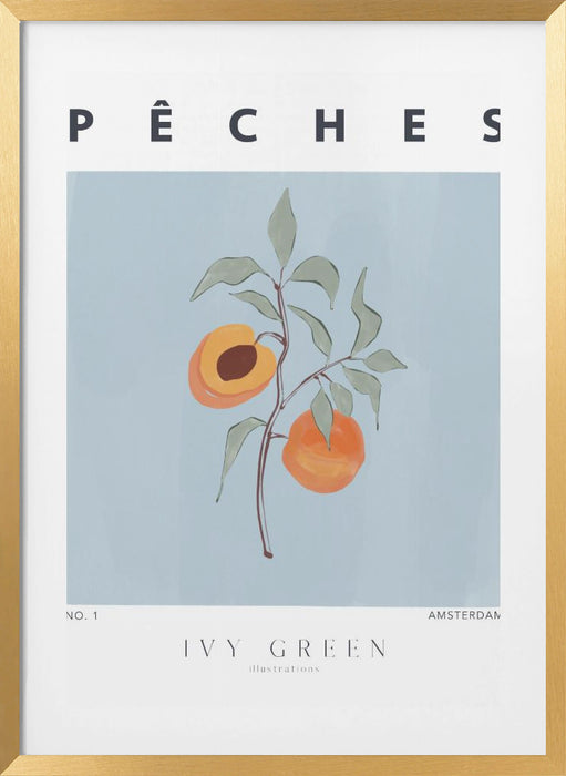 Peaches Framed Art Modern Wall Decor