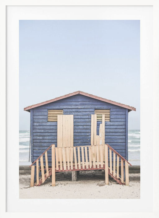 Blue Hut Framed Art Modern Wall Decor